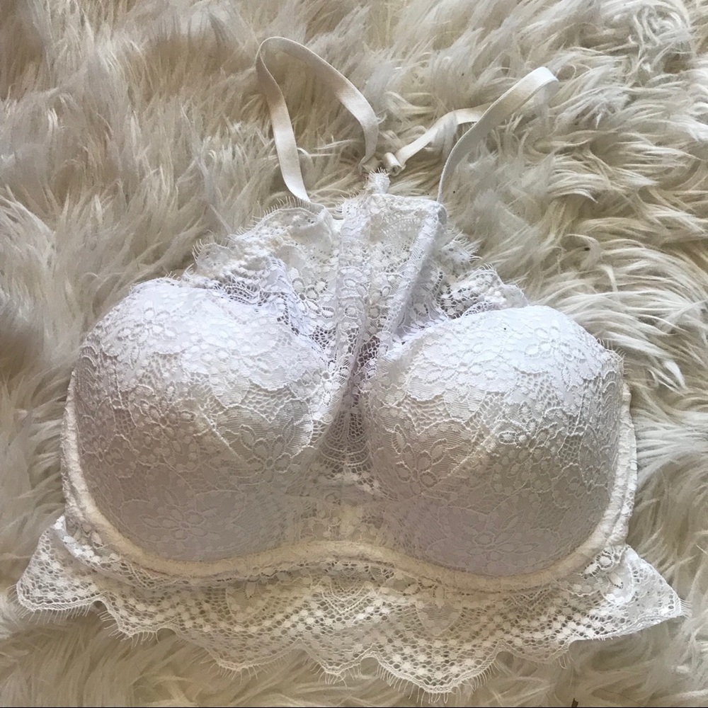 Victoria’s Secret pink high neck halter bralette